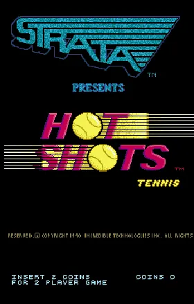 Hot Shots Tennis (V1.0) screen shot title